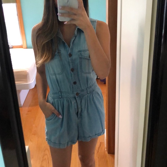 Forever 21 Pants - Forever 21 denim romper